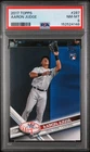 2017 Topps Aaron Judge #287 Catching RC - PSA 8