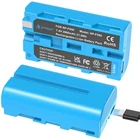 TWO PACK NP-F550 USB-C Battery for Sony NP-F330 NP-F550 NP-F570 NP-F770 NP-F970