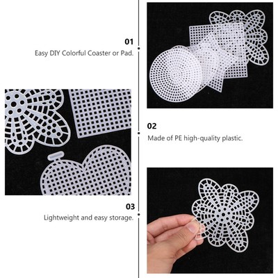 50 Pcs Nadel Leere Mesh Blätter Blatt Kreise Für Projekte Große Blätter