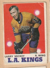 HOCKEY CARD NHL 1970-71 LARRY MICKEY  LOS ANGELES KINGS OPC #162