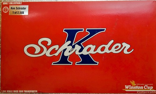 1995 KEN SCHRADER LTD ED 2508 This One Is 341 RACE TRANSPORTER 1:64 WINSTON CUP - Picture 4 of 5