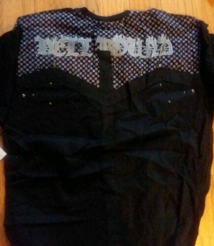 CLEARANCE! Mens BLAC LABEL HEAVY T-SHIRT Ed Hardy WHILE SUPPLY Last 4XL left - Picture 3 of 4