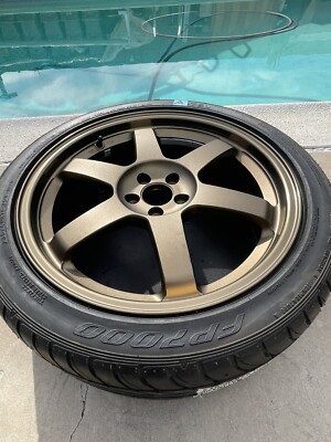 Rays TE37 1 Rim Volk Racing Wheel 18x7.5+30 5x100 Impreza RS2.5