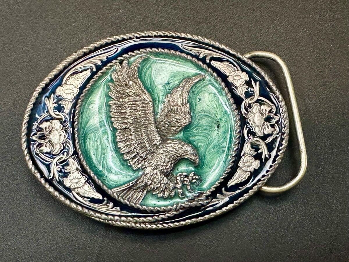 THE EAGLE - Attacking Hunting Diving Siskiyou Vintage Belt THE EAGLE - Attacking Hunting Diving Siskiyou Vintage Belt