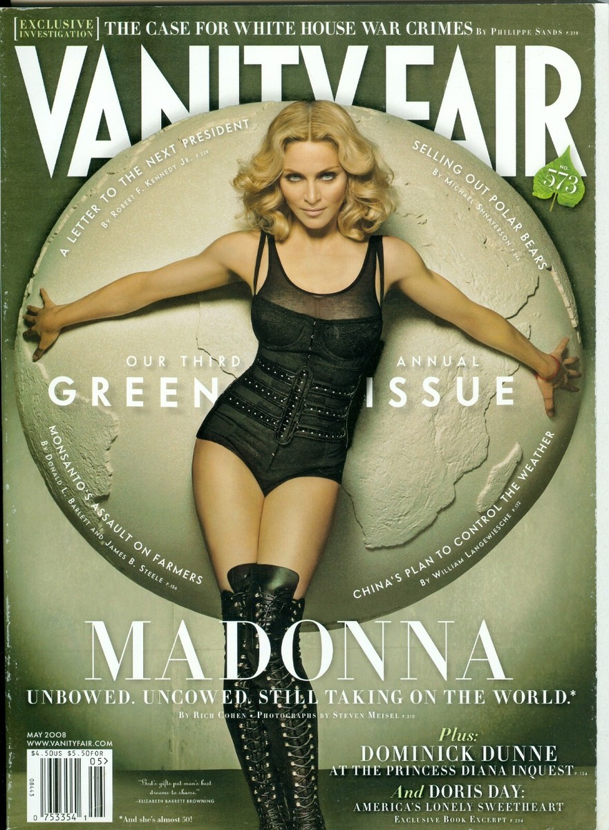 大特価 pop Fair Vanity cover Madonna magazine 7 with pages 10 2008 May 外国語雑誌