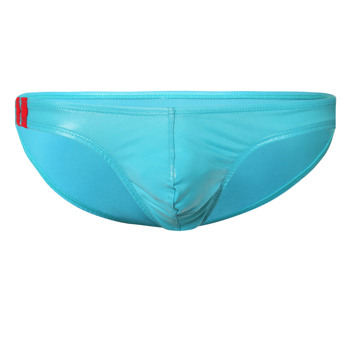 Men's Sexy Shiny Leather Bikini Boxer Briefs Fashion Underwear Gstring