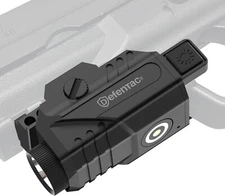 DEFENTAC Pistol Light with Strobe Function for Guns, 600 Lumens Tactical Flashli