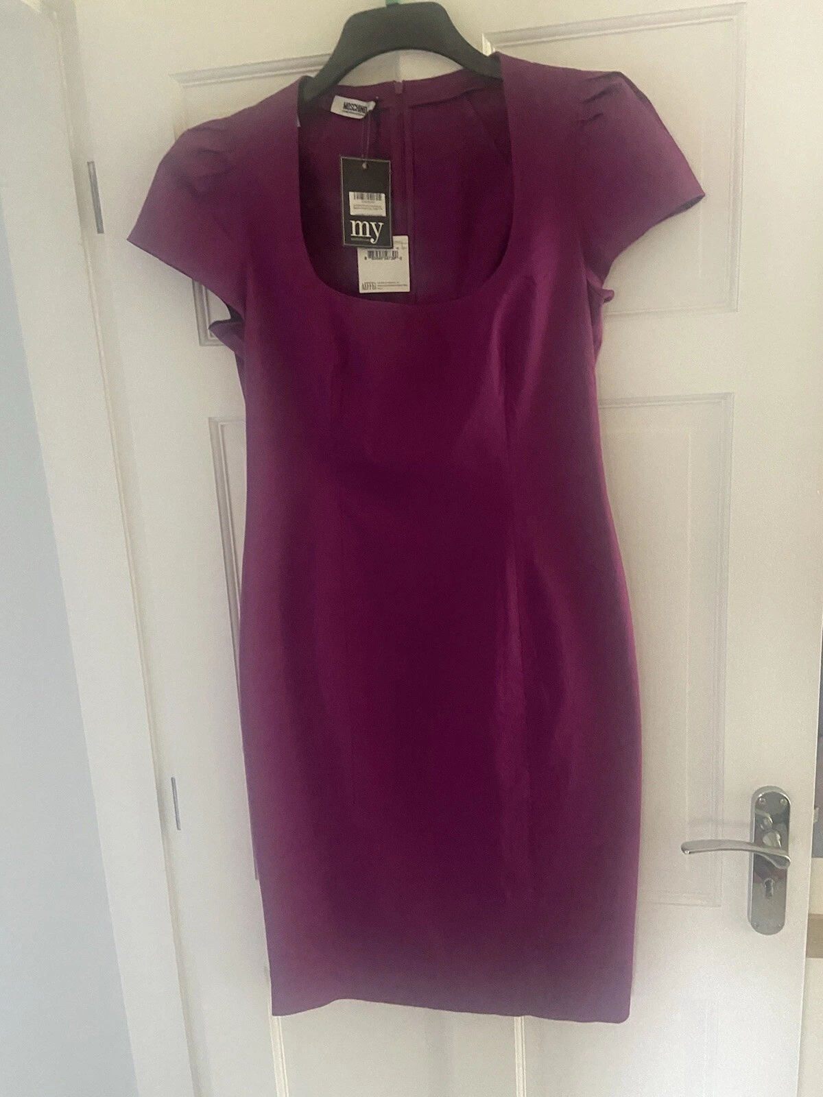 abito donna moschino rosa firmato 14 nuovo