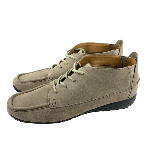 Easy Spirit Women's Adagio Ankle Bootie 11N Taupe Suede Leather Lace Up Shoes - Picture 4 of 11