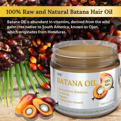 BATANA OIL UNREFINED & ORGANIC Healthy Hair Growth Hydrating Conditioning 156ml - Picture 3 of 5