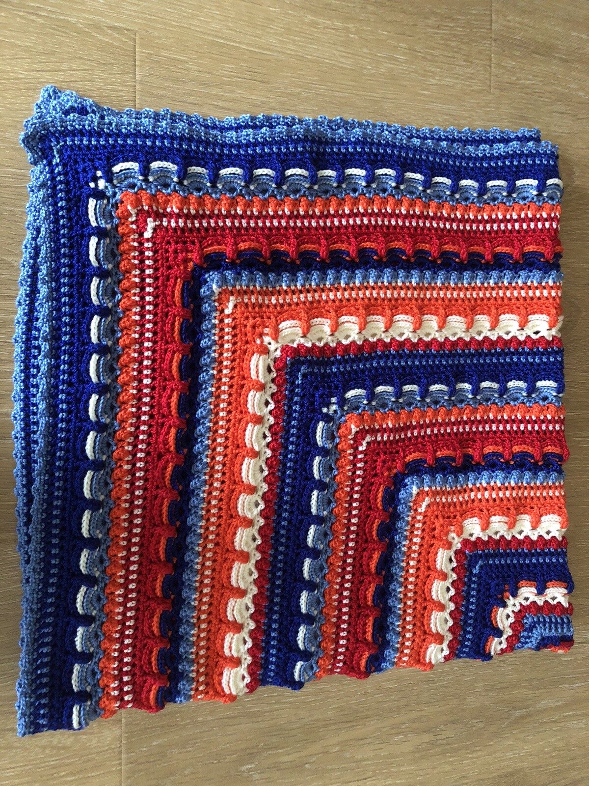 HANDMADE CROCHET RUG, KNEE RUG, BLANKET, THROW RUG