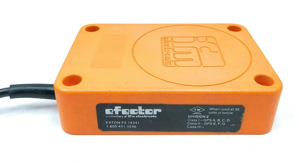 IFM Efector Proximity Sensor KD-2050-ABOA AC/DC 50mm Sensing - Image 3 of 4