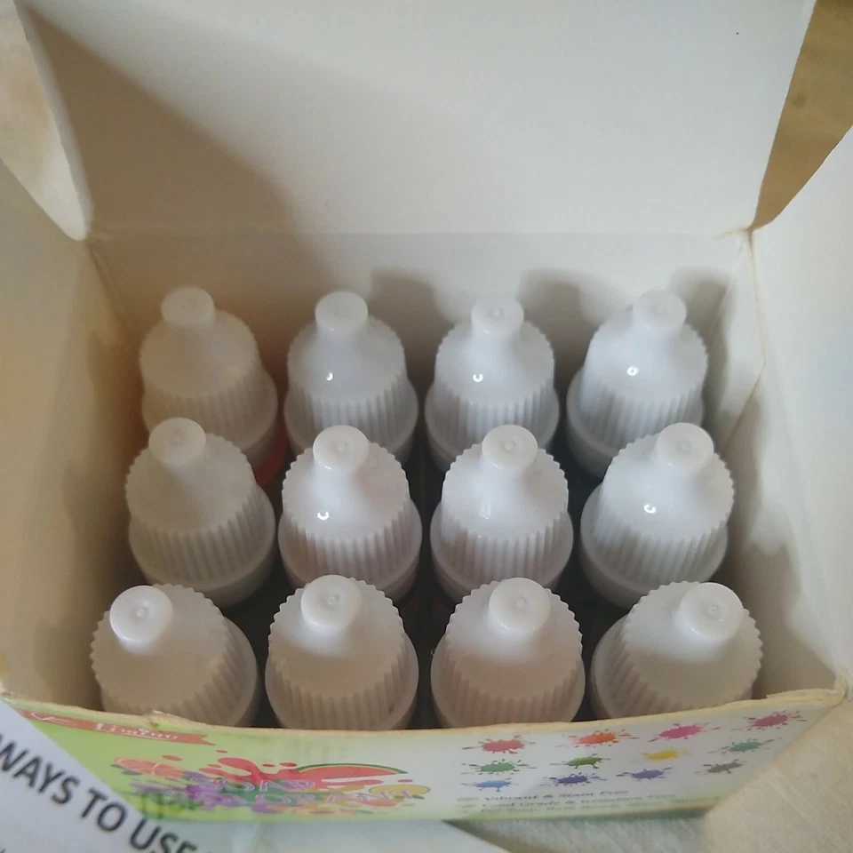 12 Color Bath Bomb Soap Dye Colorant Skin Safe Bath Bomb Food Grade Coloring NIB - Image 2 of 3