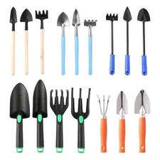 3Pcs/Set Mini Garden Tool Set Garden Plants Flower Pot Shovel Rake Spade Tools