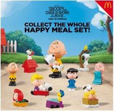 2015 THE PEANUTS MOVIE FEATURING SNOOPY MCDONALDS HAPPY MEAL TOYS - U - PICK
