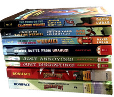 Scary Humorous Kids Lot 8 Books Zombie Butts Weenies Halloween Ordinary Boy