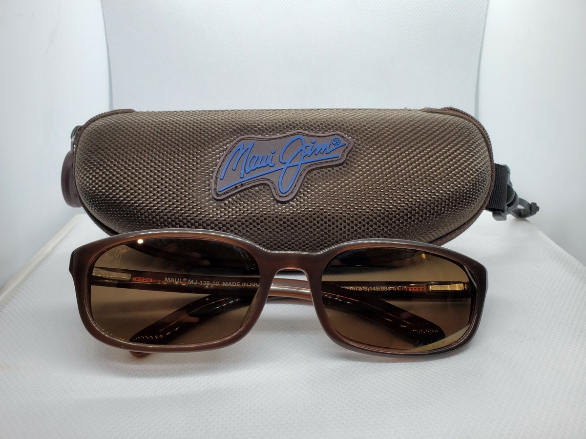 MAUI JIM Sunrise MJ 138-10 Sunglasses Brown Frame w Bronze
