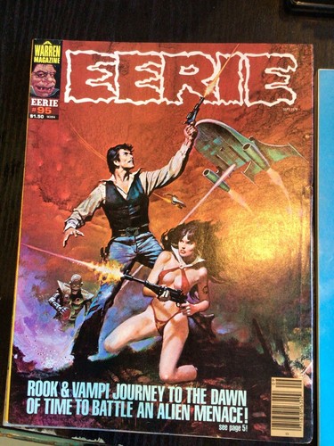 EERIE MAGAZINE #94 95 96 WARREN PUBL 1978 MAITZ PENALVA COVERS / VAMPIRELLA - Picture 4 of 7