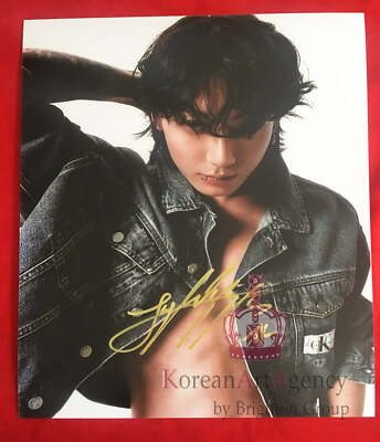 BTS Jungkook Calvin Klein Campaign Global Ambassador 10inches Autograph