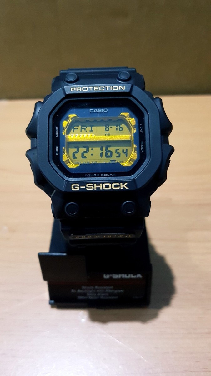 G-Shock Vintage Solar King GX-56 Customs Army Matte Black Gold