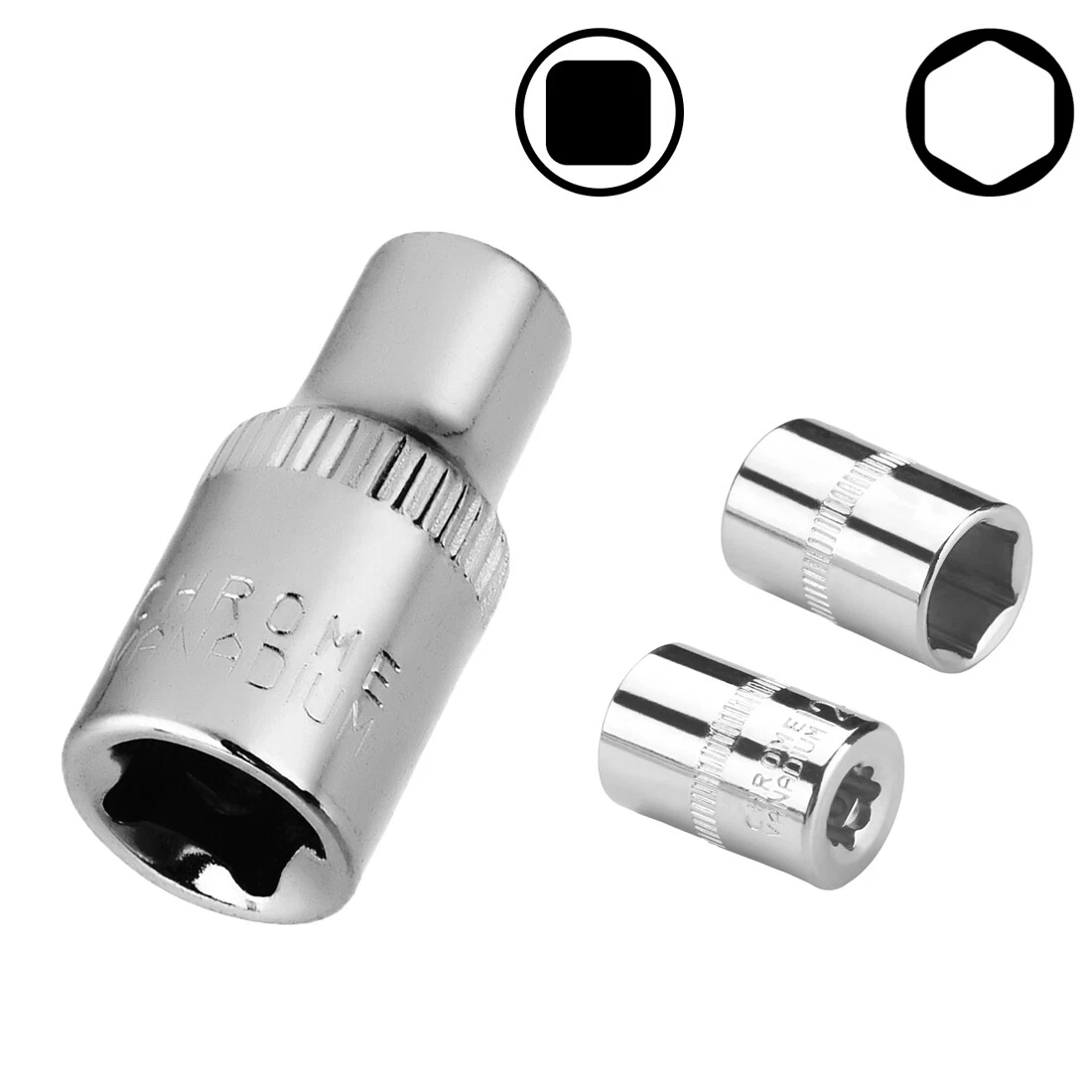 Square nut socket set outlet