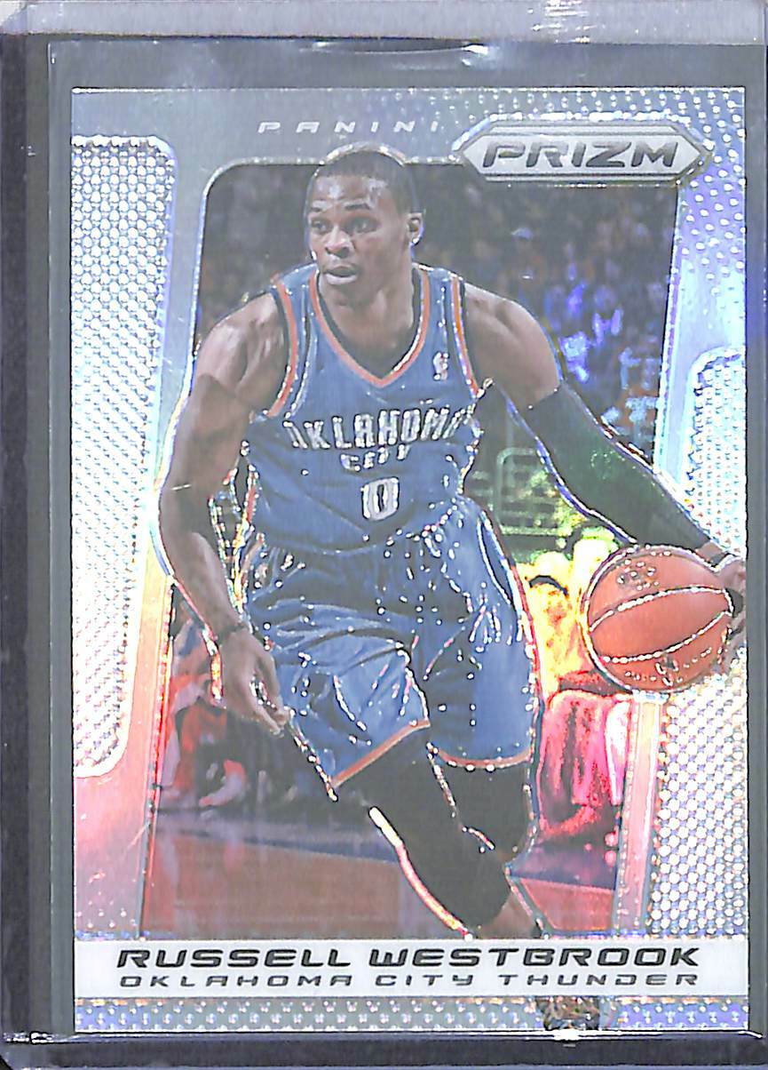 2013-14 Panini Prizm Basketball Silver Prizm #105 Russell Westbrook
