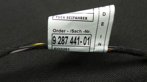 BMW 2er F22 Rhd Door Cable Door Wiring Harness, Cable Set Vl 9287441 9287428 - Picture 2 of 3