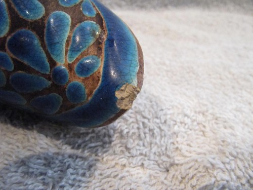 Rare pichet faience Clamecy (klam) Duquesnelle émaux st Primavera art deco - Picture 7 of 11