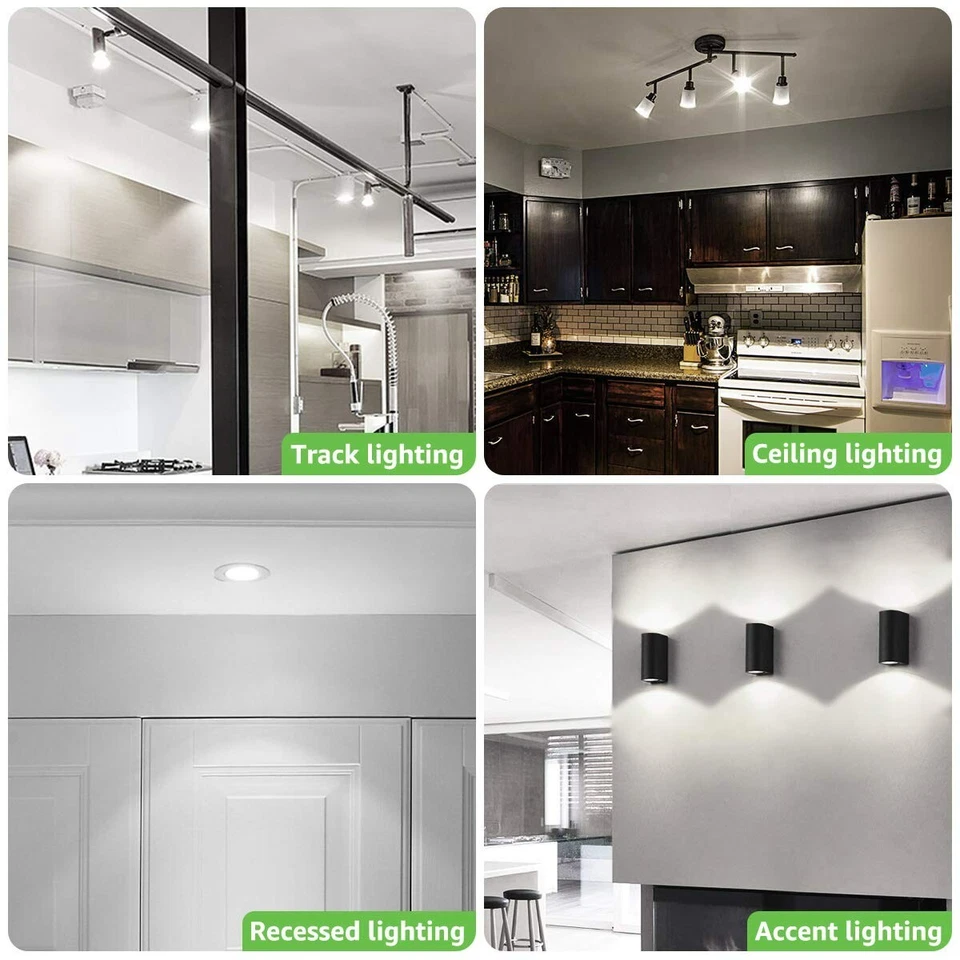 6-Pack MR16 LED Bulb 50W Equivalent 6000K White for Recessed and Track Lighting - Image 3 of 4