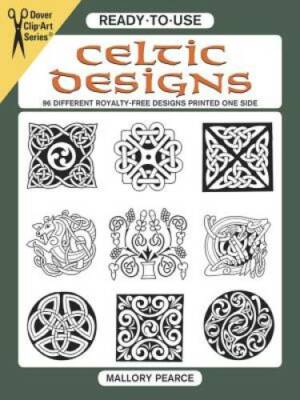 Ready-to-Use Celtic Designs: 96 Different Royalty-Free Designs Printed On - GOOD