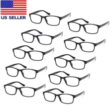 Reading Glasses for Mens Womens 10 Pack Readers All Powers New Eyeglasses