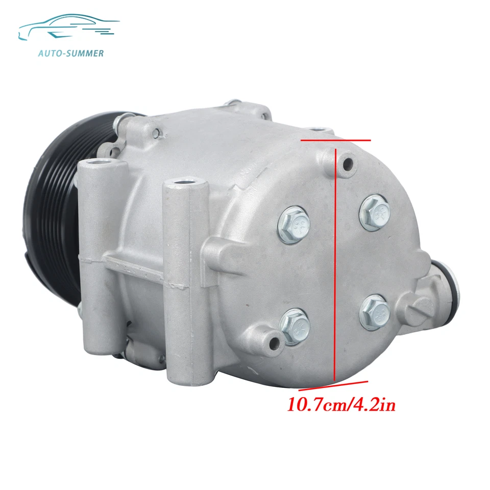 Compresor de aire acondicionado para Ford Expedition Lincoln Navigator 2004-08 4,6 L 5,4 L CO 2486AC Foto 3 de 4