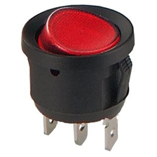 8 x Auto Rocker Switches LED Red On / Off Boat Car Truck Rocker Switches - Picture 3 of 3