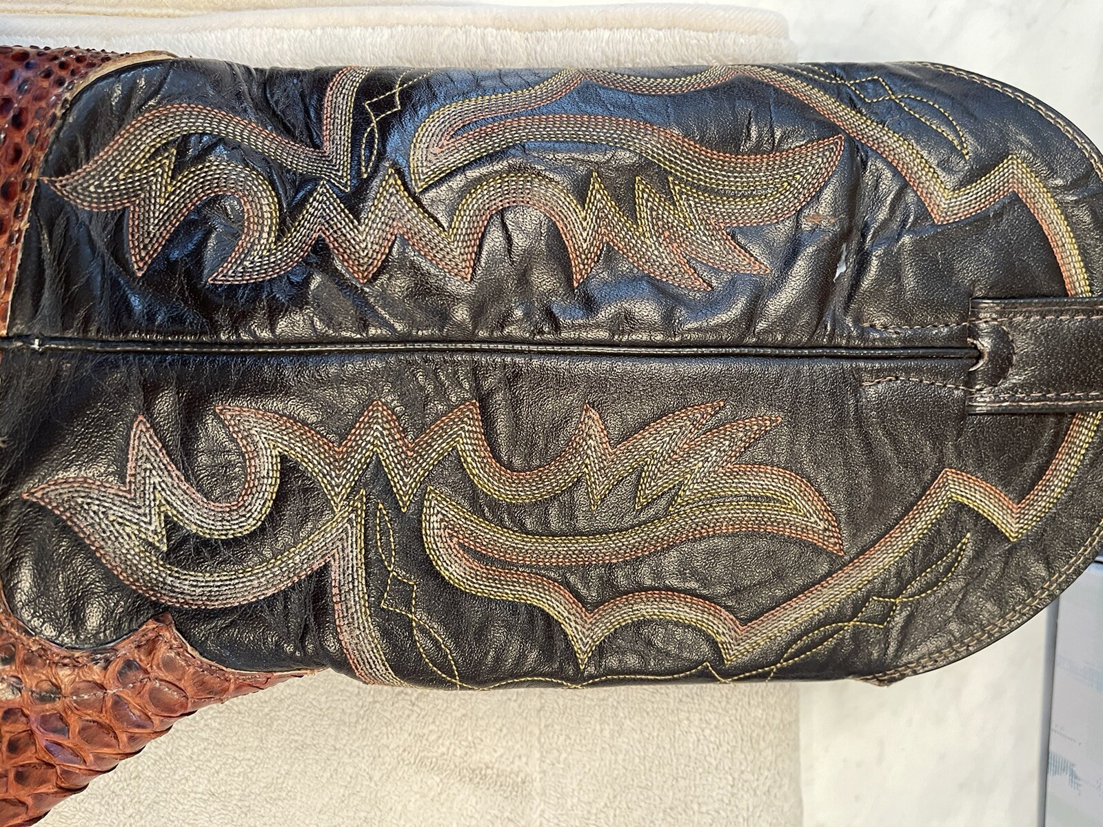 Justin Men’s Vintage Cowboy Boots eBay