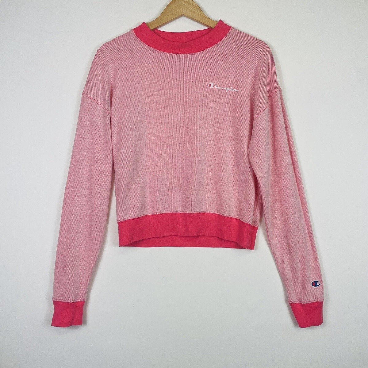 Champion Sportswear Womens Sweatshirt Light Pink Champion Crewneck