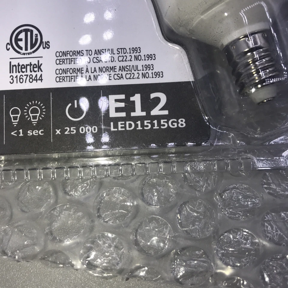 Two E12 LED Lightbulbs 600lm - Image 4 of 4