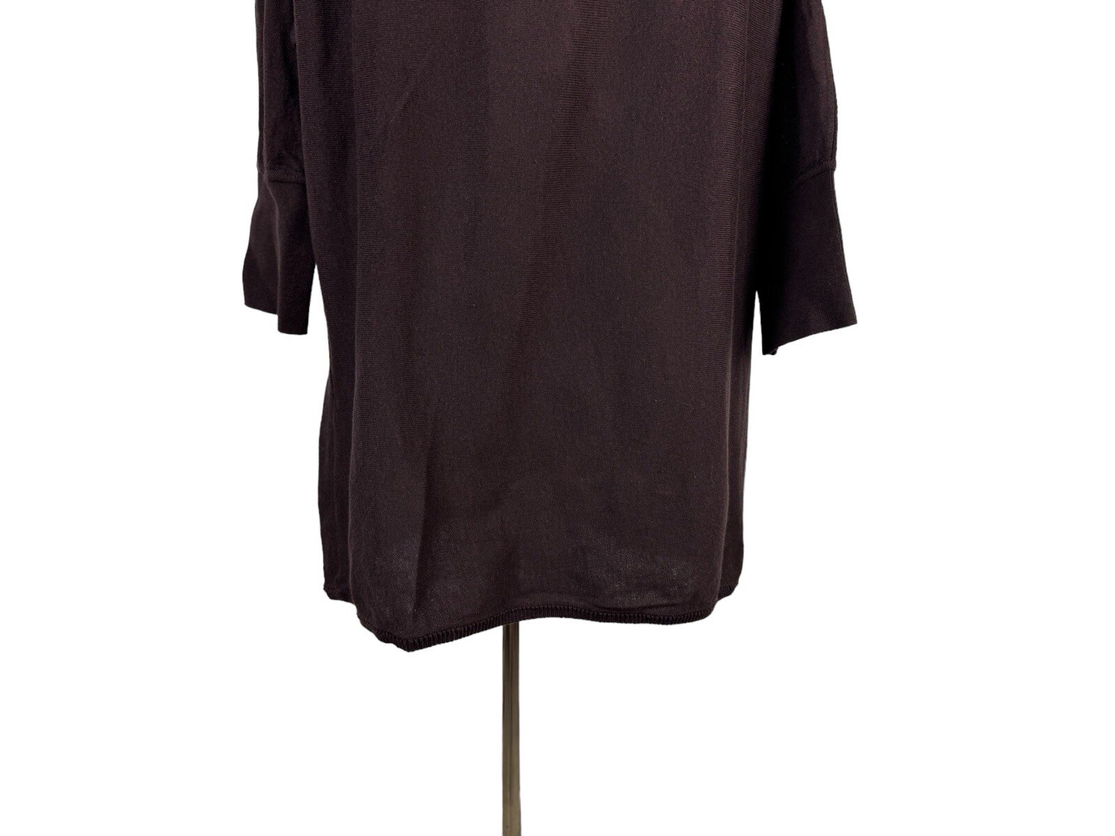 Peruvian Connection Dark Purple Thin Sweater XL P… - image 12