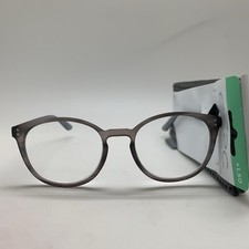 EZ2C By Foster Grant 1.50 JOEY GRY GRAY Men Readers Reading Glasses