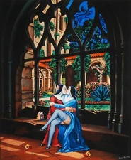 Clovis Trouille: Monastic Dream 22x30 Archival Quality Fine Art Print