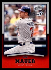 2008 Upper Deck Timeline #42 Joe Mauer Minnesota Twins