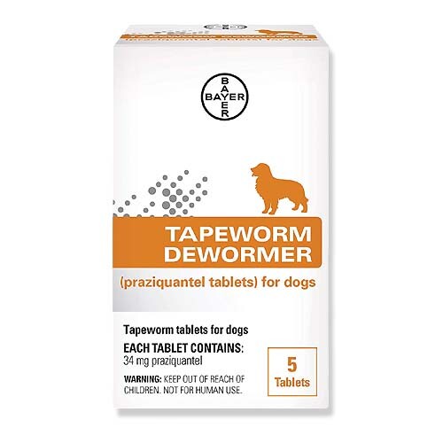 Bayer Tapeworm Dewormer 5 Tablets For use in Dogs over 4 weeks of age - Bild 11 von 12