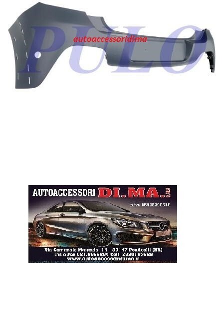 PARAURTI POSTERIORE CITROEN C3 2002-2009 NUOVO DA VERNICIARE spedizione gratis - Immagine 4