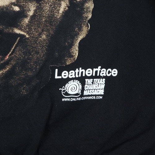 Sudadera Online Ceramics x Texas Chainsaw Massacre Cuero Cara M - NUEVA - RARA - Imagen 5 de 7