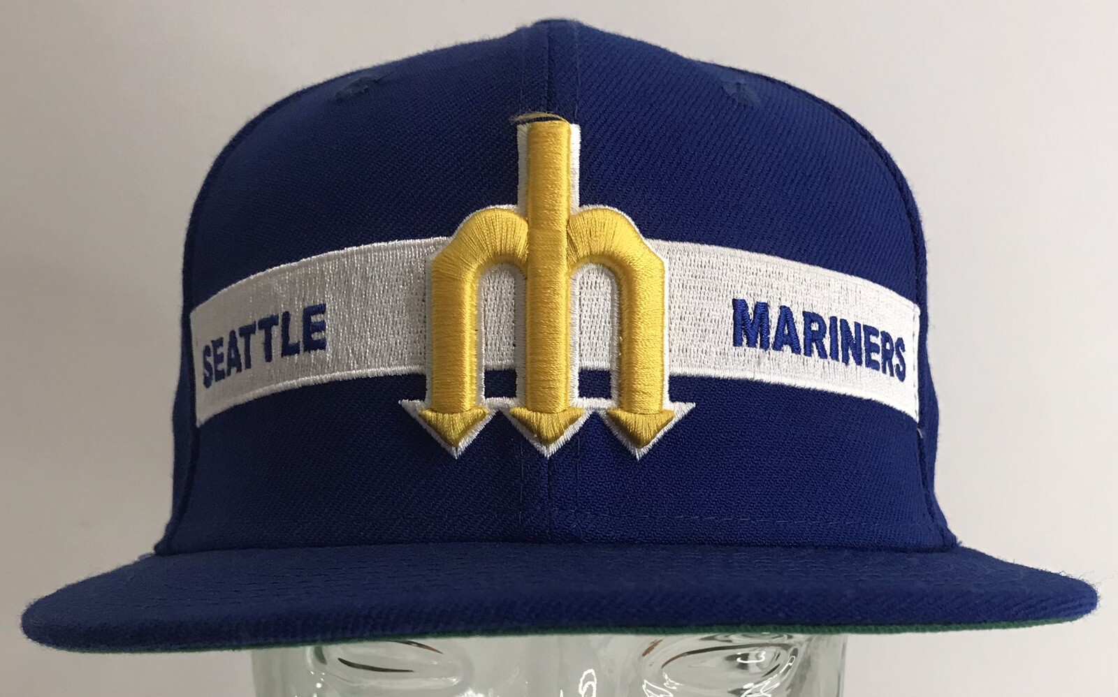 Seattle Mariners Trident Snapback Hat Cooperstown Collections New Era 100% Wool