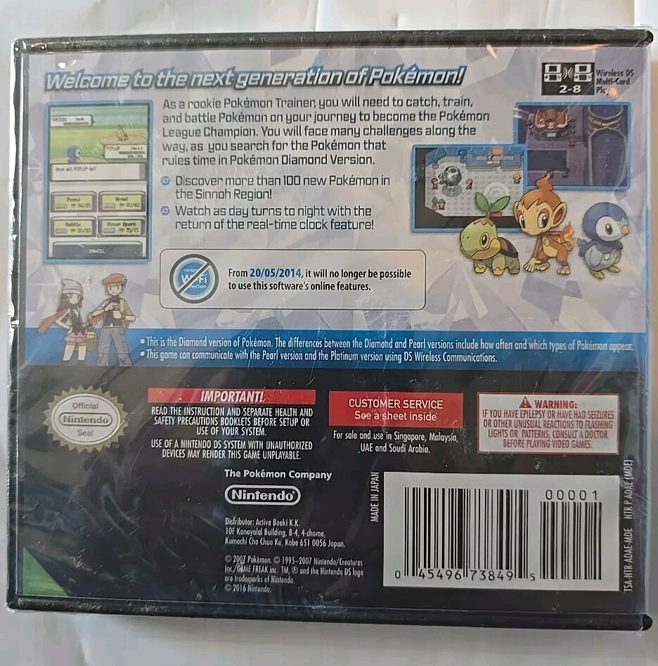 NEW* Pokemon Diamond - Nintendo DS 45496738495| eBay
