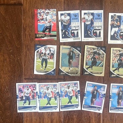 Tennessee Titans NFL Football 13 Card Lot, All Modern Base Cards, 2020 Panini