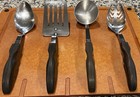 CUTCO Kitchen Utensil Set Classic Swirl Brown 12, 13, 15, 16 Vintage 4-Piece — photo 1