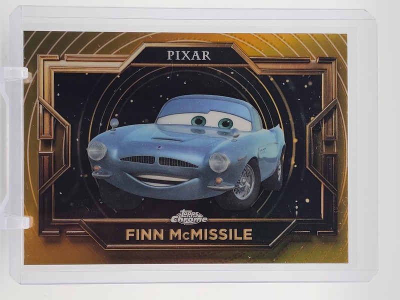 FINN MCMISSILE 2025 TOPPS CHROME PIXAR GOLD GILDED #53 CARS 2 Q3694