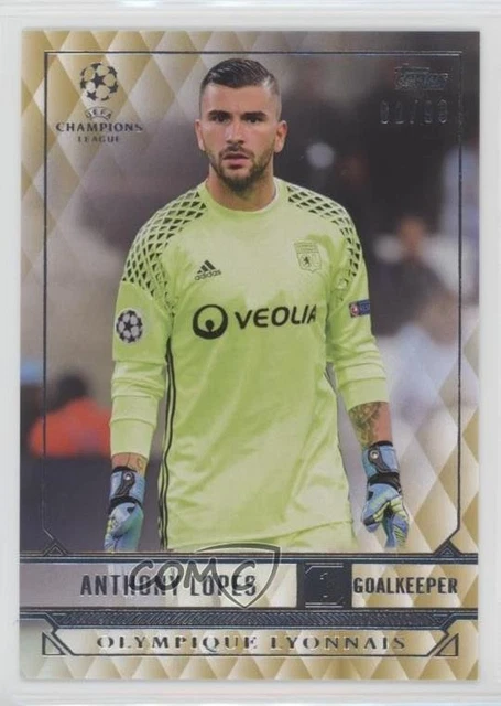 2016-17 Topps UCL Showcase Gold /99 Anthony Lopes #134 Rookie RC