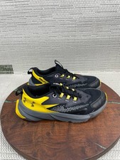 Under Armour Shoes Boys Size 4.5 Scramjet 6 Black Taxi Mesh Running Sneakers